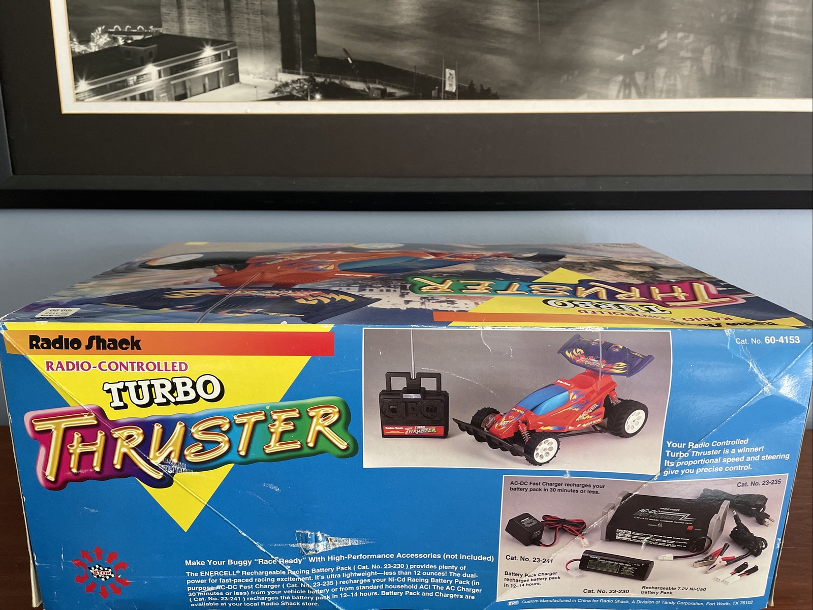 VTG Radio Shack Turbo Thruster Buggy 1/10 Scale Rare RC Radio