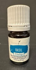 Young Living BASIL VITALITY Essential Oil 5 mL New & Sealed
