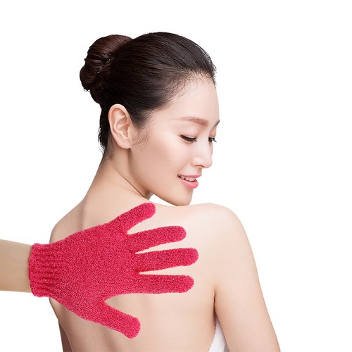 Bath Exfoliating Gloves 2pcs Reversible Shower Gloves Body Scrub Cleansing Tool - Picture 8 of 21