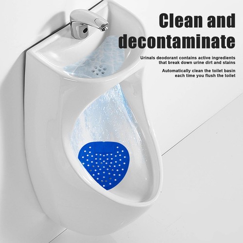 10x Bathroom Urinal Screens Deodorizer Anti Splash Urinal Mats Odor Freshener - Picture 7 of 15