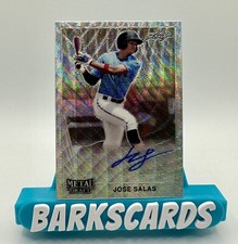 2021 Leaf Metal Draft 1990 Leaf Auto Silver Wave Jose Salas #LA-JS1 Auto