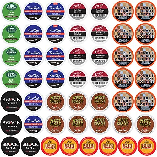 High Caffeine Coffee Pods Variety Pack - Sample The Strongest Coffee From the...