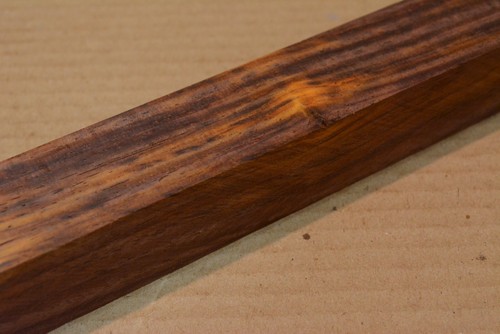 Cocobolo, Rosewood 8-7/8+ x 1-1/4 x 1+ exotic lumber #9926 - Picture 3 of 5