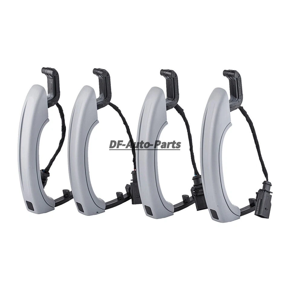 4件装原始设备制造商外门把手4L0837205B适用于奥迪Q7 2007-2015 3.0L 3.6L 4.2L — 第 2/4 张图片