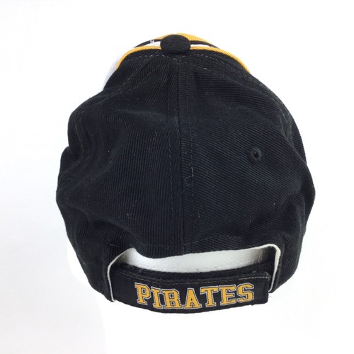 Fan Favorite Pittsburgh Pirates Hat Yellow Black Baseball MLB Strapback Cap - Picture 6 of 12