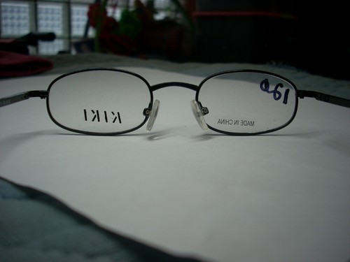 KIKI #K-022 UNISEX KID/ JUNIOR'S BLACK METAL EYEGLASS FRAMES 43-18-125 LOOSE(VB) - Picture 5 of 11