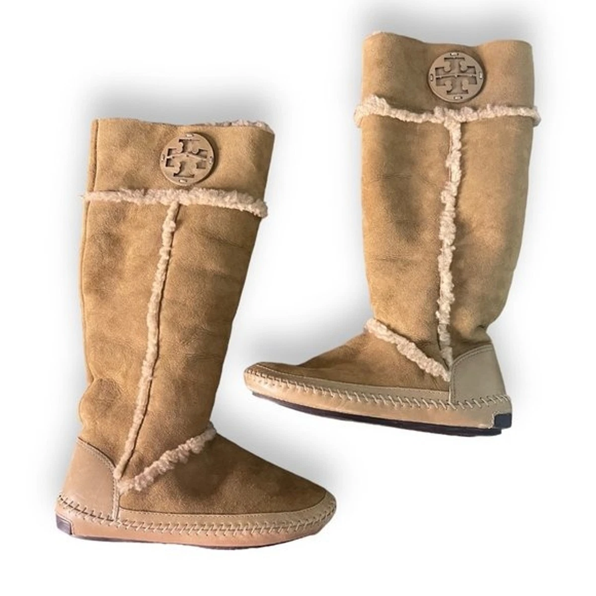 tory burch boots snow