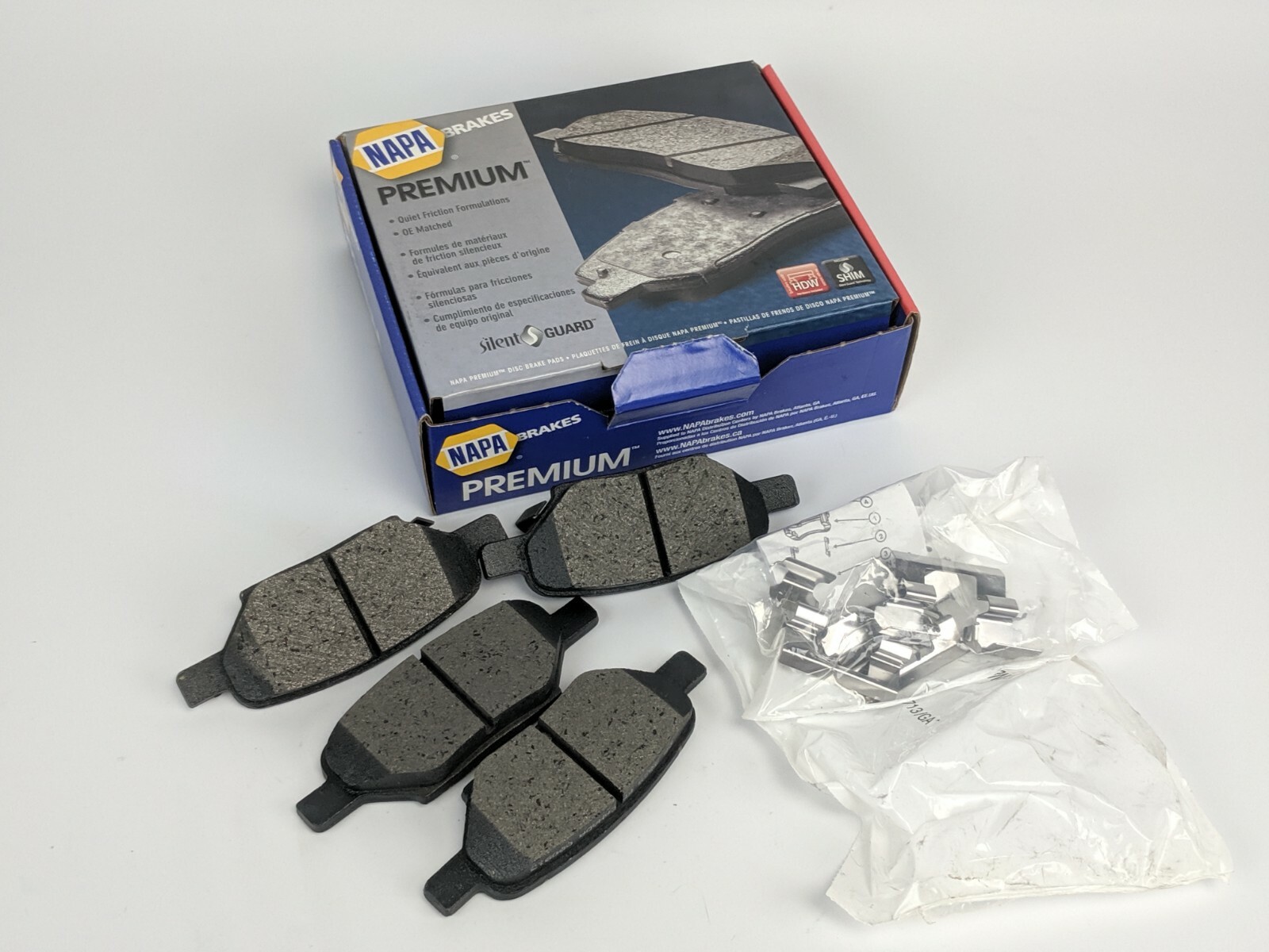 NAPA SS7937 Premium Disc Brake Pads silent guard pad ceramic eBay