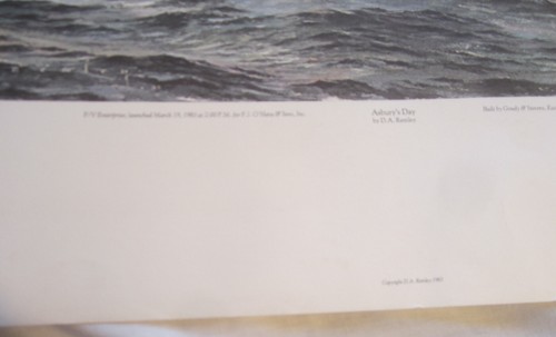 D. A. REMLEY -- "Asbury's Day" - Print of Maine Fishing Boat ENTERPRISE, 1983 - Picture 3 of 4