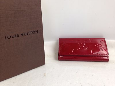 Auth Louis Vuitton Vernis Multicles 4 key holder enamel 6G060100S''