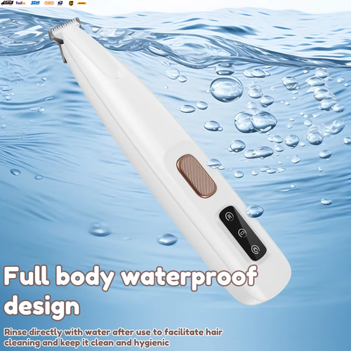 New Dog Paw Trimmer with LED Light Fully Waterproof Pet Hair Trimmer with LED Di - Picture 7 of 12