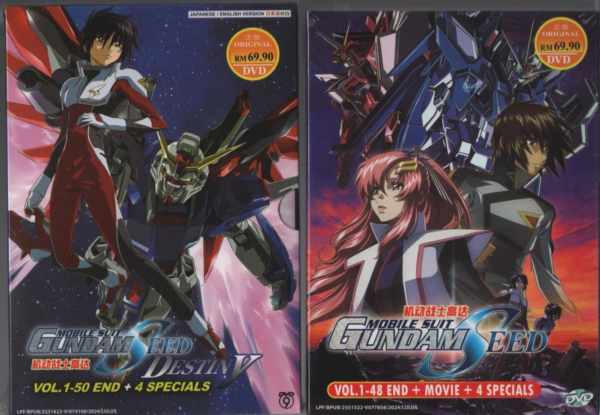 DVD Anime Mobile Suit Gundam SEED TV Series + Gundam SEED Destiny