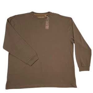 Woodland Trail Mens Size 2XL Long Sleeve Shirt NEW Brown Crew Soft Washed | eBay
