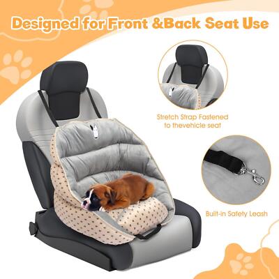 Dog Car Seat Nest for Front Seat Puppy Car Seat for Kitten Kitty