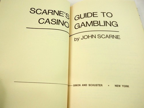 Scarne's Guide to Casino Gambling by John Scarne Hardcover s D/J - Picture 2 of 12