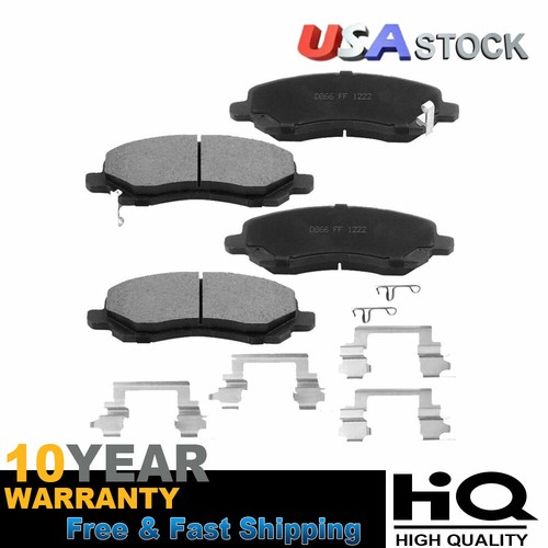 Set of 4 Front Brake Pads for Dodge Avenger Caliber Sebring Eclipse