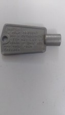Vintage National Lock Rockford Illinois Chest Deep Freezer Key 4 Point Cross