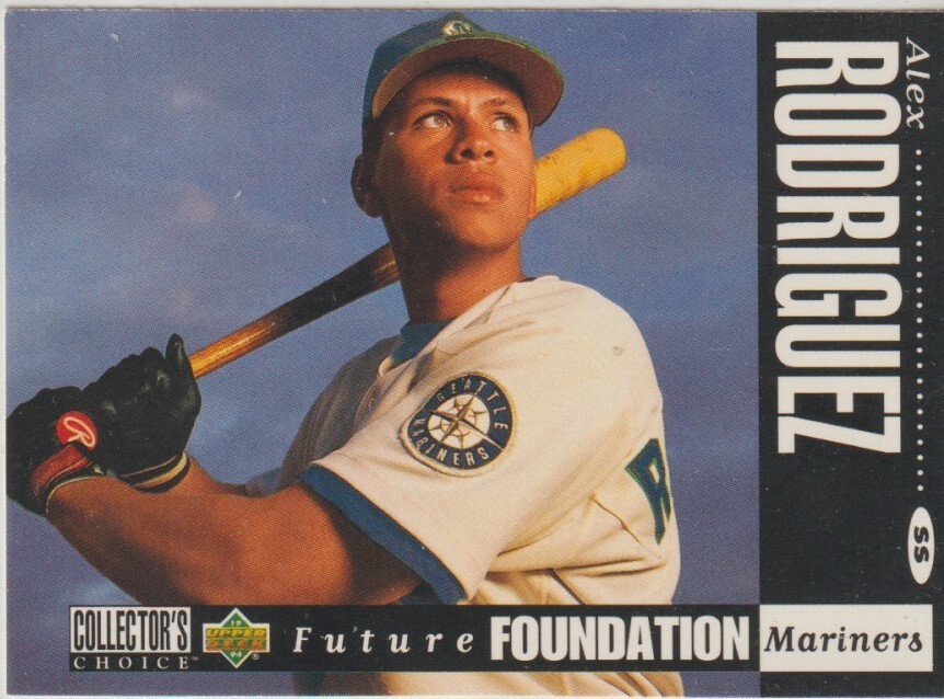 1994 Upper Deck Collector’s Choice Alex Rodriguez #647 RC Seattle Mariners