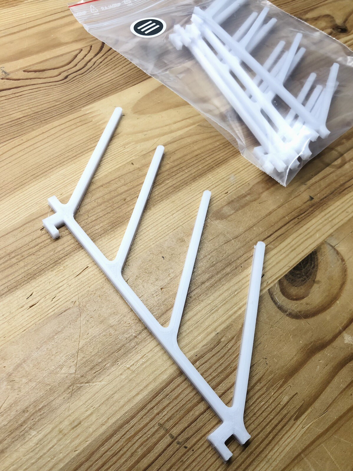 Crochets Pour Cônes De Fil IKEA Skadis - Lot De 5 - Blanc PLA Biodégradable - Organisation Couture