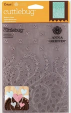 Cricut Cuttlebug Anna Griffin Modern Vines 4.5"x5.5” Embossing Folder A2
