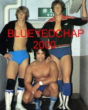 DAVID & KEVIN VON ERICH & RICKY STEAMBOAT  WRESTLER  8 X 10 WRESTLING PHOTO NWA