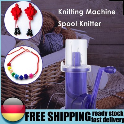 Hand-Operated Weaver Knitting Tool Sewing Tool for DIY Knitting Spool Knitter