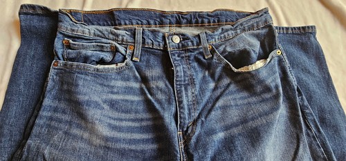 Levis Mens 36x36 Jeans 559 Blue Jeans EUC Relaxed Straight Fit Discontinued EUC - Picture 8 of 17