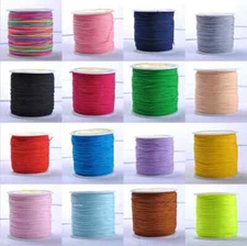 1Roll 100Yards 1MM Chinese Knot Macrame Bracelets Braided Nylon Cord Thread