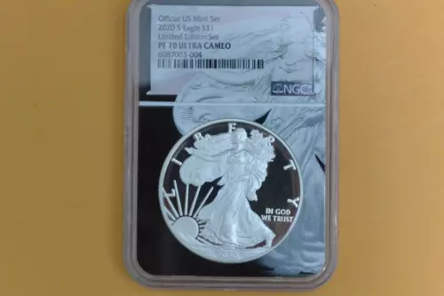 2020-S Limited Edition Silver Proof Set $1 American Silver Eagle NGC PF70 UCAM
