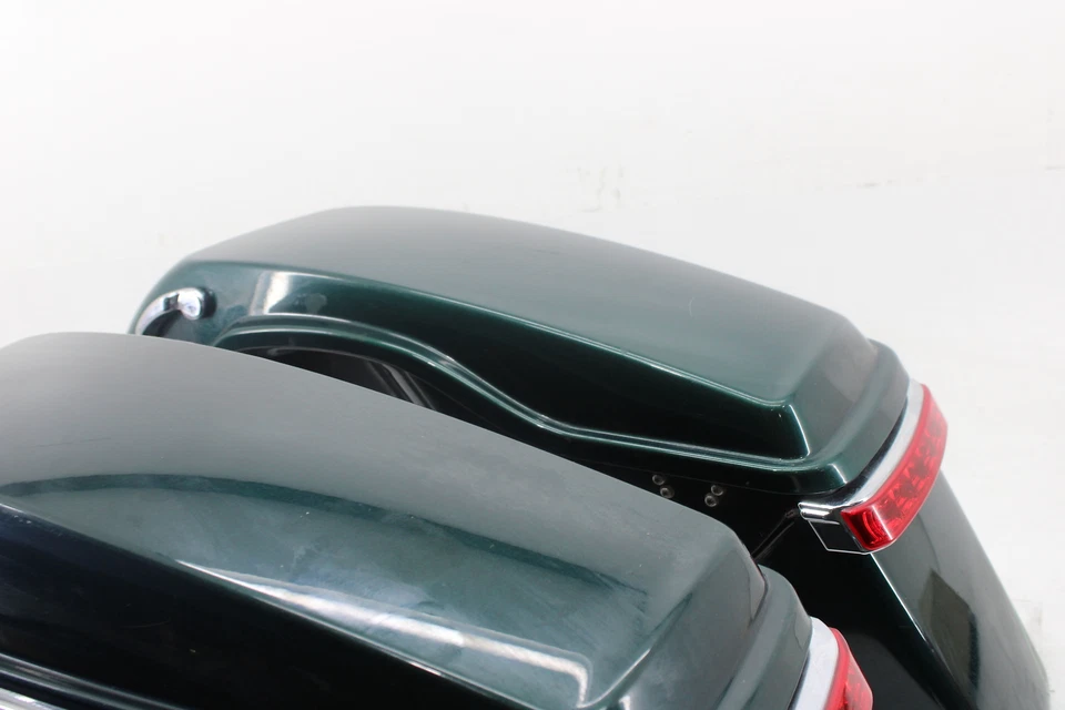 14-24 Harley Davidson Ultra Limited Flhtk Rear Back Luggage Saddlebag Pair - Image 4 of 4