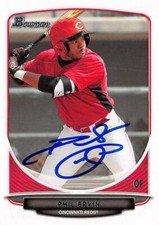 Phil Ervin autographed Baseball Card Cincinnati Reds 2014 Bowman Rookie #BDPP66