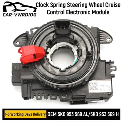 OEM 5K0953569AL Clock Spring For VW Jetta Golf Touran Audi A1 Q3 Skoda Seat US