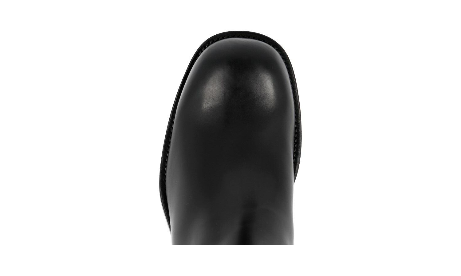 AUTH LUXURY PRADA HALF-BOOT SHOES 2TG163 BLACK LEATHER NEW image 10
