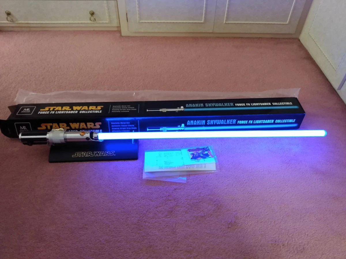 Anakin skywalker force fx on sale lightsaber collectible