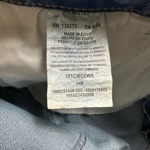 Lee Regular Fit Straight Leg Mid Rise Womens 14M (35x30) Denim Blue Jeans NWT - Picture 8 of 13
