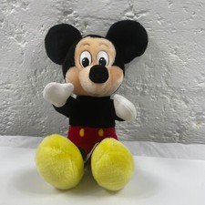 VINTAGE Disneyland Walt Disney World Mickey Mouse Plush Stuffed Toy
