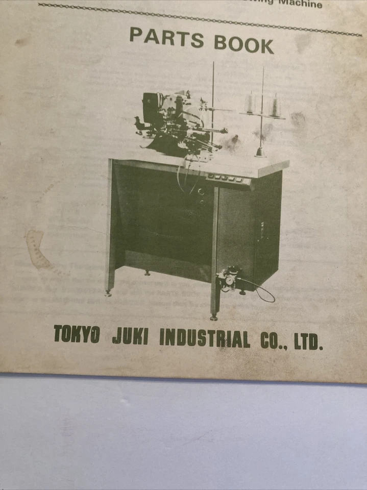 Juki Model 100C 100P 100PA Fully Automatic Belt Loop Sewing Parts Book 1981 1985 - Image 3 of 4