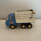 Tonka BLUE LIVESTOCK Pickup Truck mini  1970's Pressed Steel Vintage Item