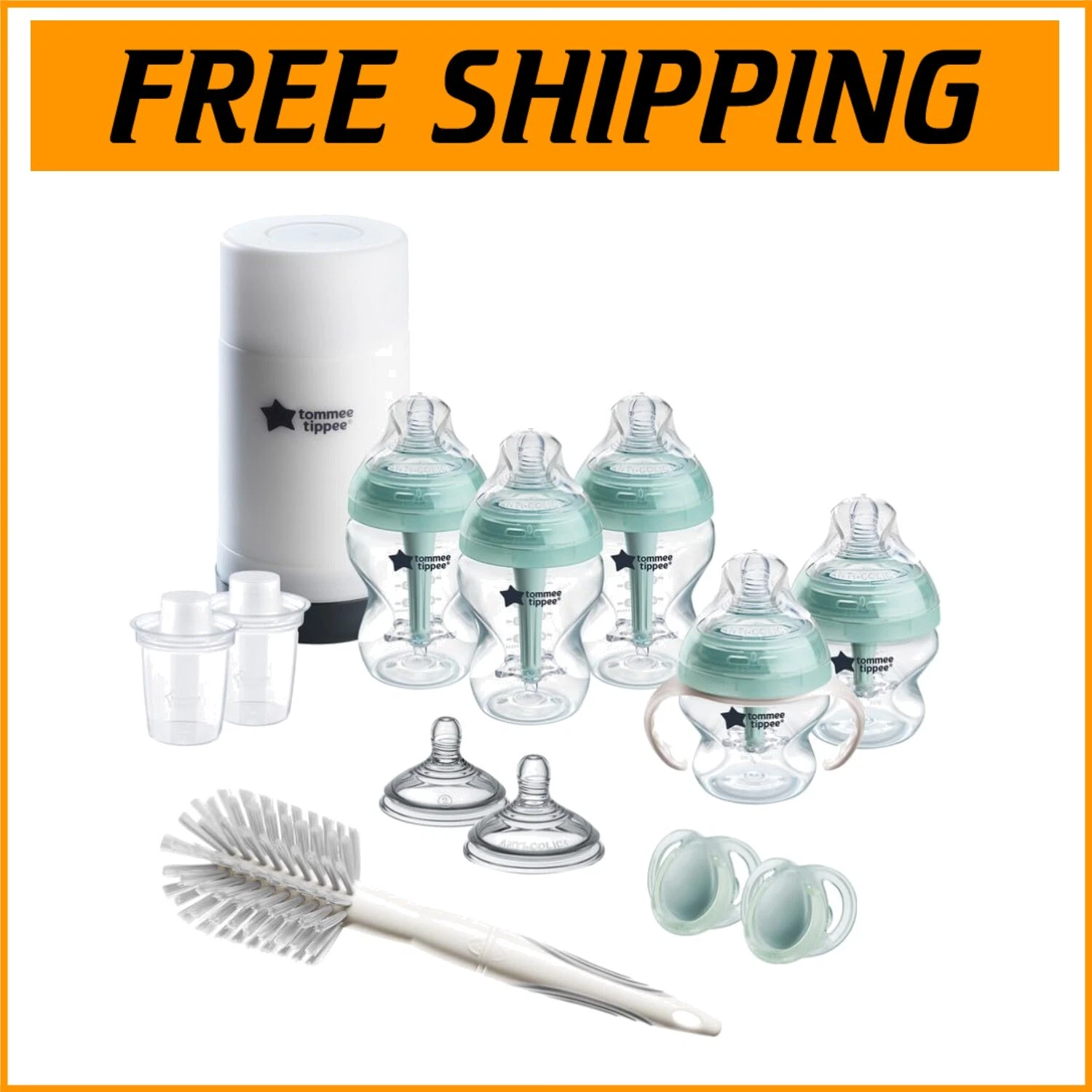 Self-Sterilizing Anti-Colic Baby Bottles with Travel Warmer & Removable Handles
Opens in a new windo