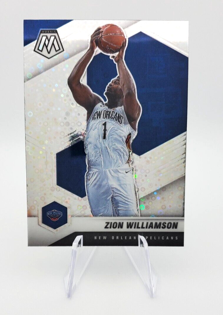 2020-21 Panini Mosaic Disco Prizm Fastbreak #49 Zion Williamson