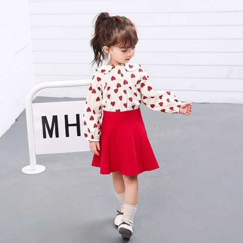 Kids Girls Floral Print Long Sleeve Loose T Shirts Blouse Casual Jumper Tops New - Bild 13 von 17