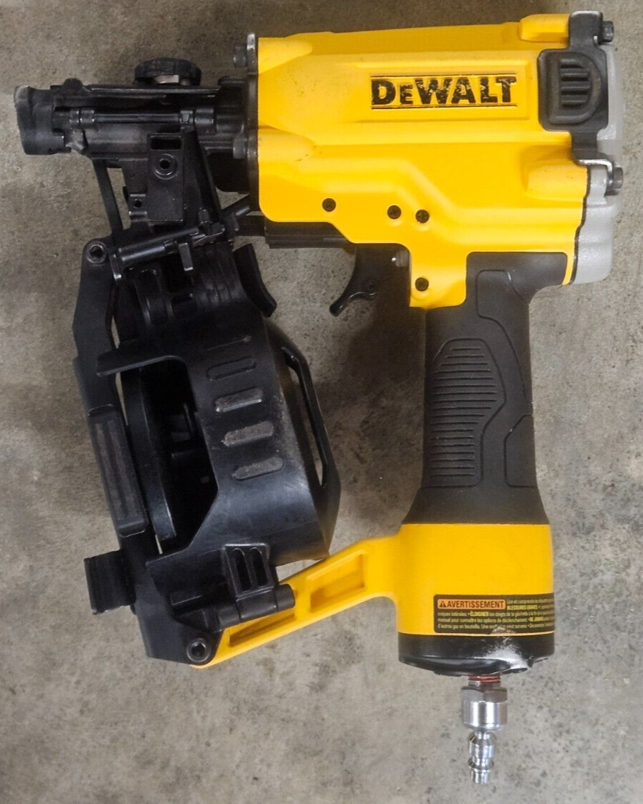 DeWalt Pneumatic 15 Degree Coil Roofing Nailer Model DW45RN eBay