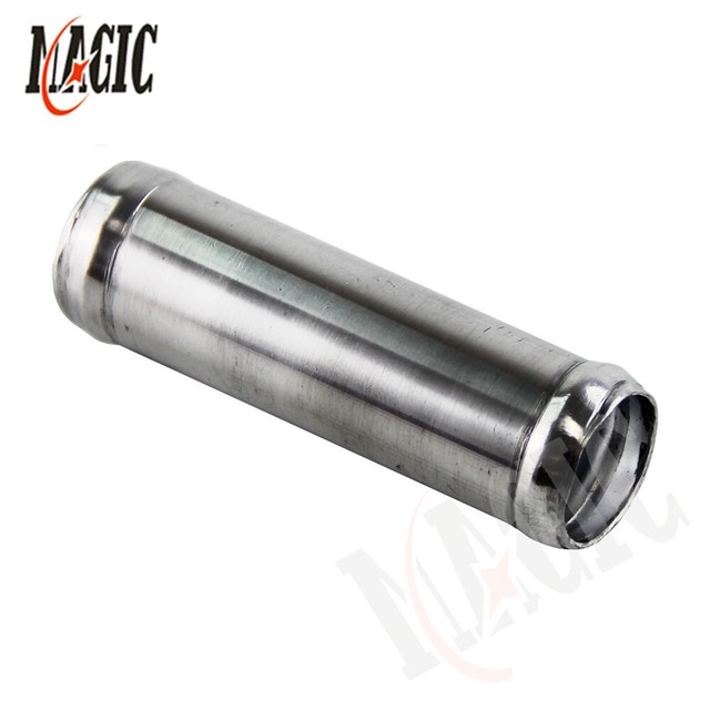 Aluminum Hose Adapter Joiner – 25mm (0.98") ID, 76mm Length – Silver 2 thumbnail image