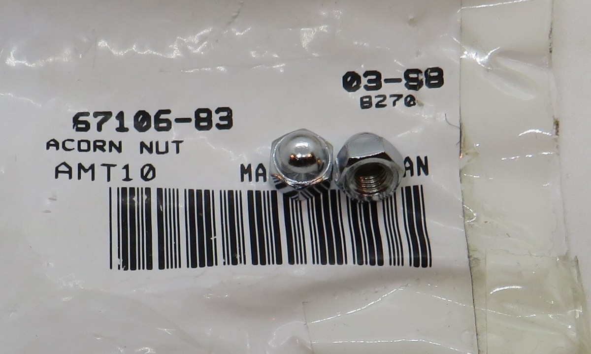 67106-83 Harley-Davidson Meter Acorn Nuts (set of 2) for XL FXR FX