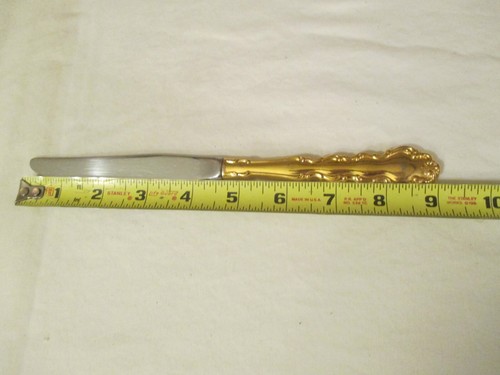 Oneida Community Golden Modern Baroque CHOICE Flatware Knife Fork Spoon Serving - Picture 20 of 34