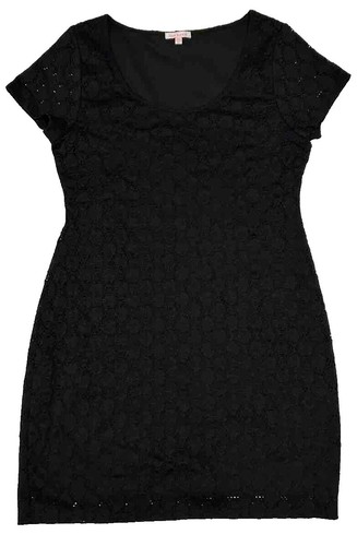 isaac mizrahi lace dress Isaac Mizrahi Live! Regular Handkerchief Hem Lace Midi Dress, Size X-Small, Dark Navy