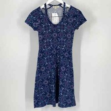 Ultra Flirt Women's Floral Print Cutout Scoop Neck Sheath Mini Dress Blue XS NWT