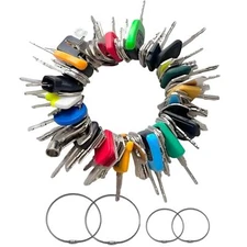 85 Heavy Equipment Keys Set Takeuchi JCB Genie Skyjack Komatsu JD Volvo Kubota