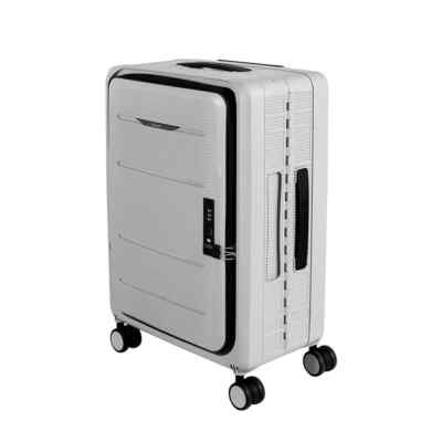 TRAVLR's Bubule Foldable/Collapsible 24'' Luggage PP Suitcase Trolley-White