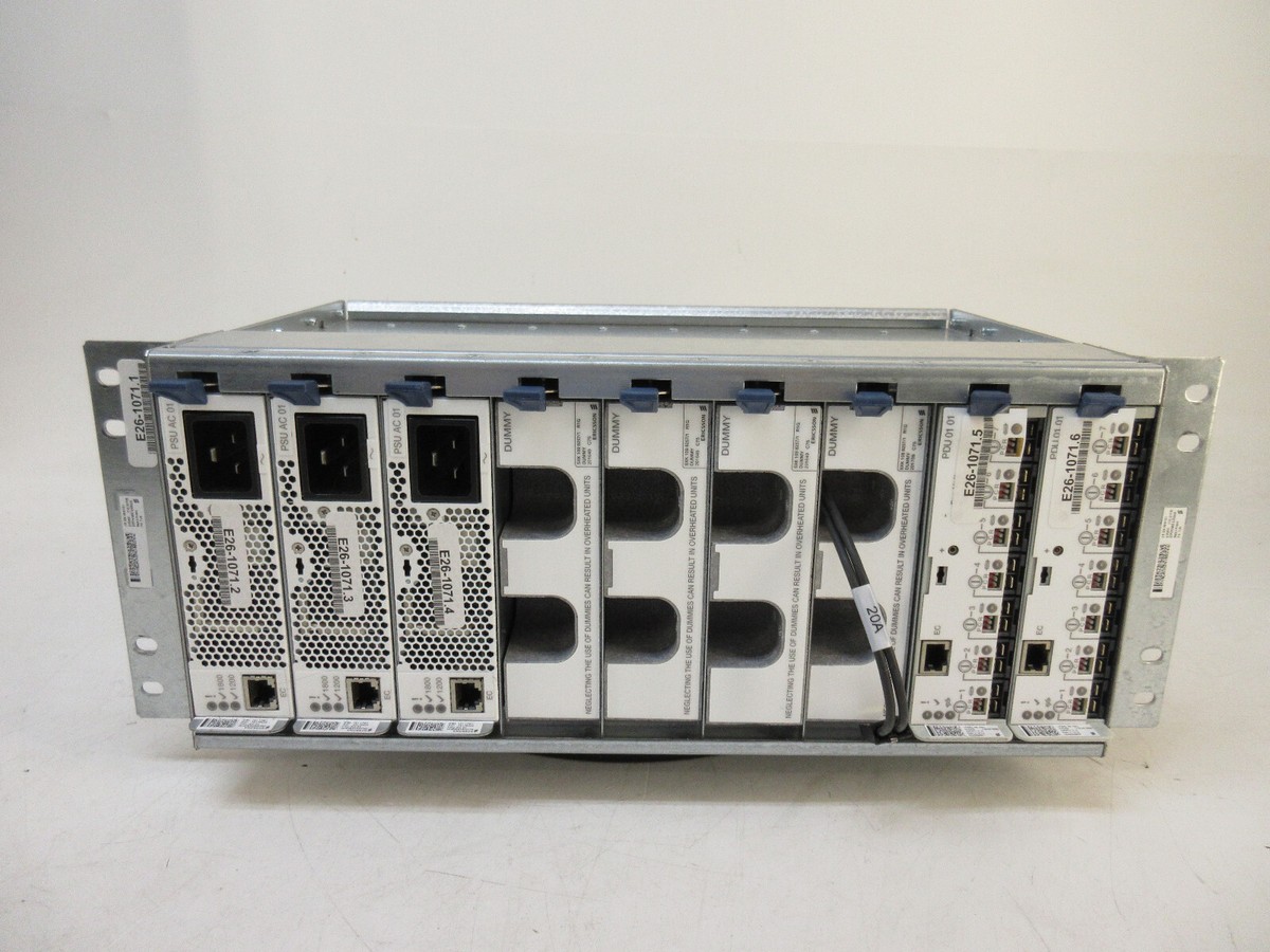 Ericsson SXK 109 8115/1 Power Subrack, 3x BML 161 174/1 PSU